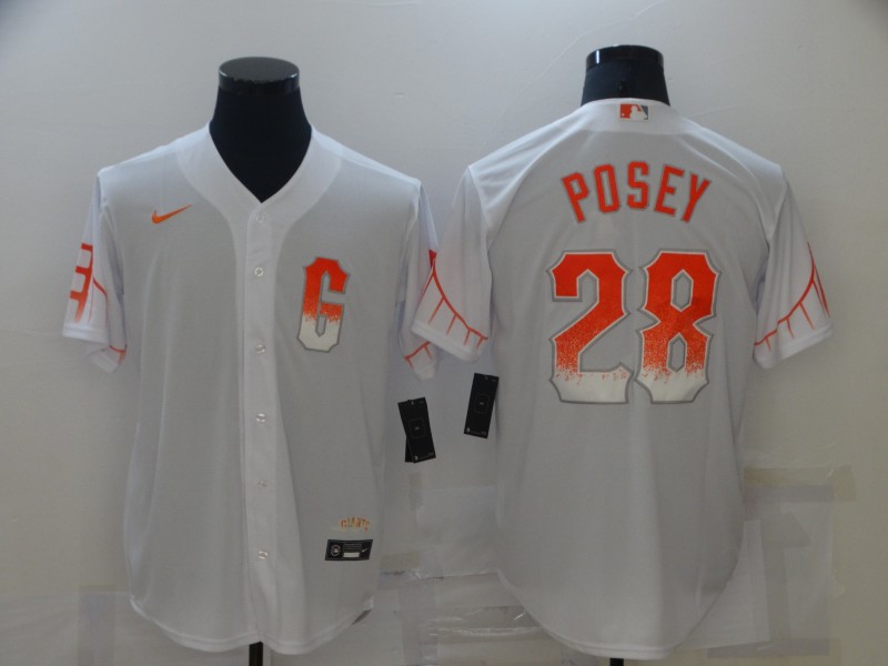 Giants 28 Buster Posey White Nike 2021 City Connect Cool Base Jersey,We sell and wholesale Giants 28 Buster Posey White Nike 2021 City Connect Cool Base Jersey on line form chian!